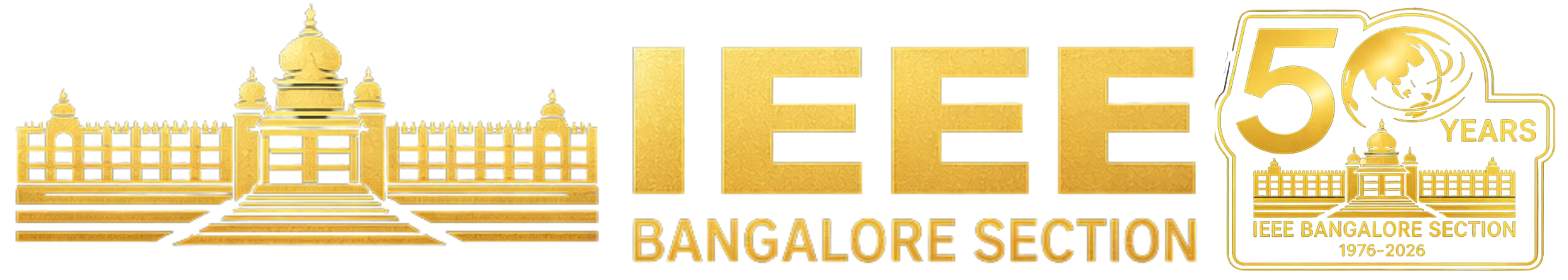 IEEE Bangalore Section 50 Years Golden Jubilee Logo