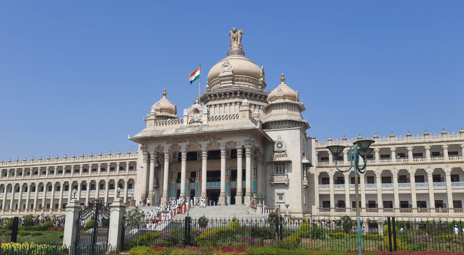 Vidhana Soudha Neo-Dravidian Architecture Bengaluru